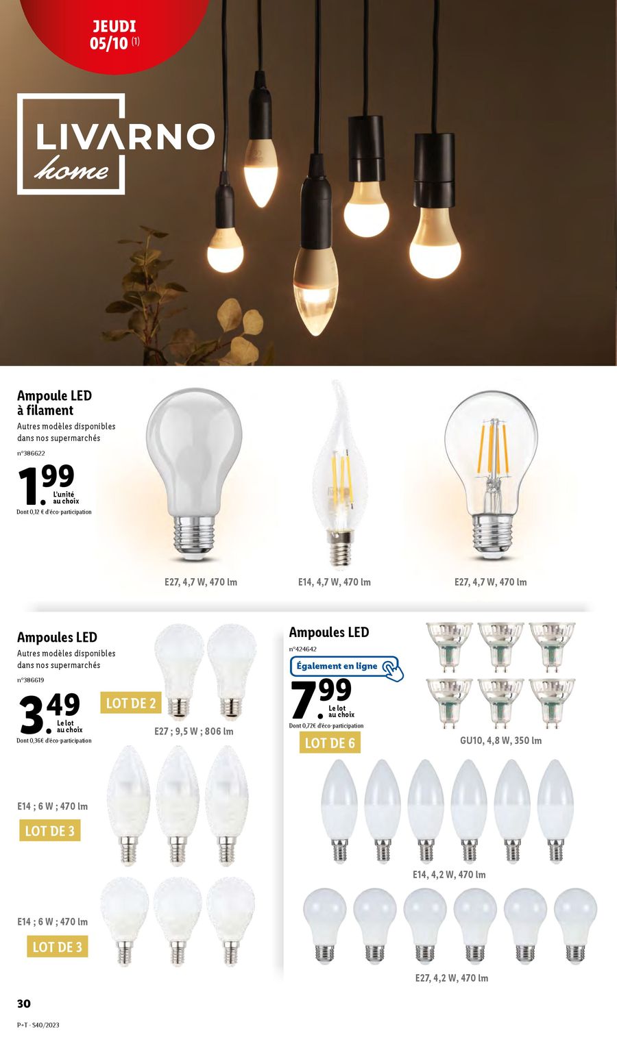 Catalogue Lidl 4 – 10 Octobre 2023 Page 30