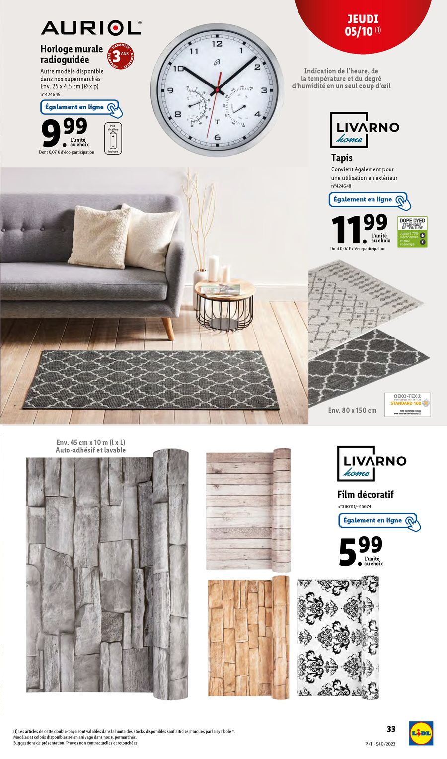 Catalogue Lidl 4 – 10 Octobre 2023 Page 33