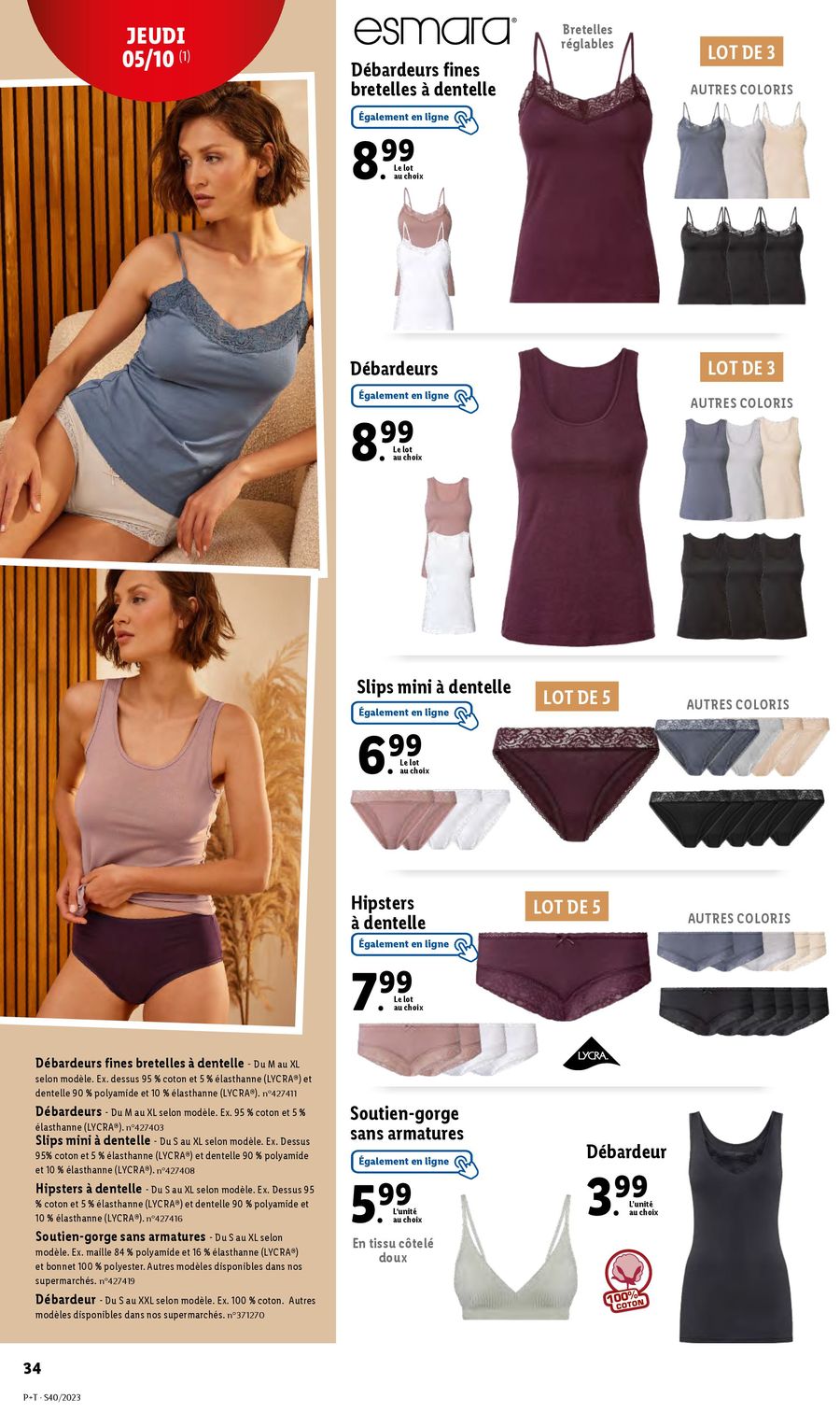 Catalogue Lidl 4 – 10 Octobre 2023 Page 34