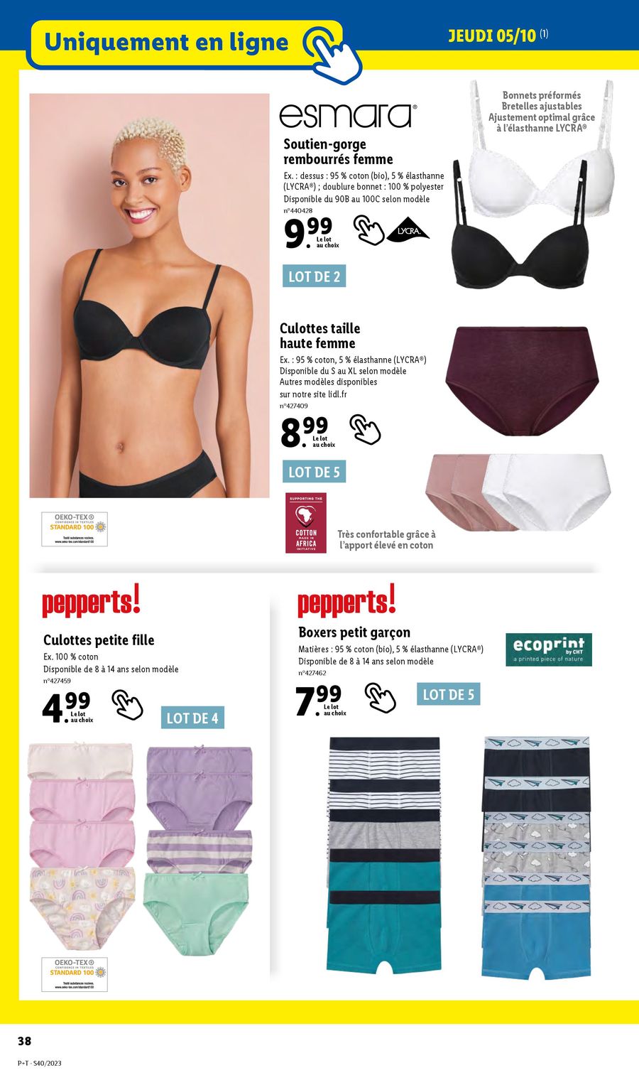 Catalogue Lidl 4 – 10 Octobre 2023 Page 38