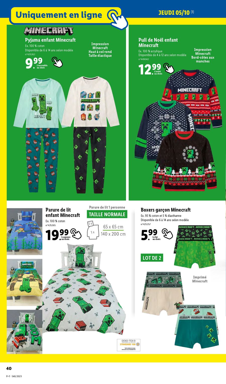 Catalogue Lidl 4 – 10 Octobre 2023 Page 40