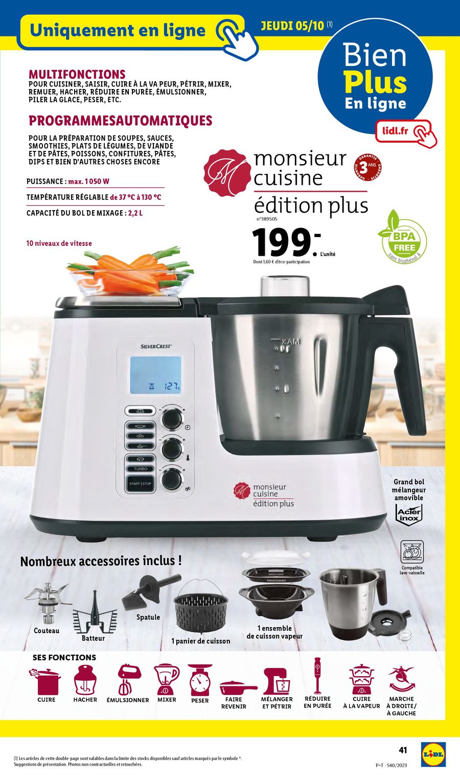 Catalogue Lidl 4 – 10 Octobre 2023 Page 41