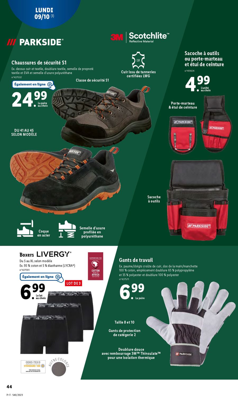 Catalogue Lidl 4 – 10 Octobre 2023 Page 44