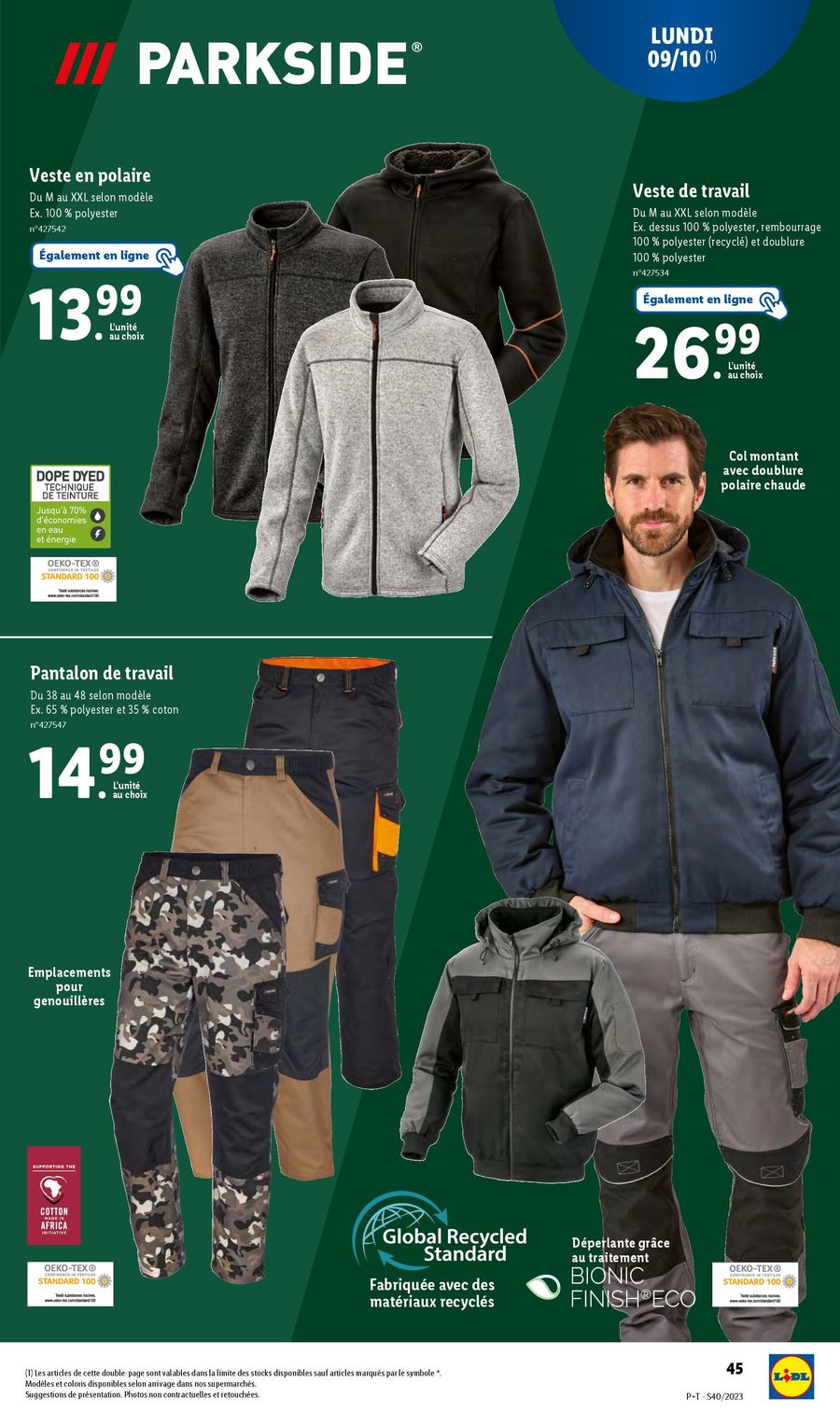 Catalogue Lidl 4 – 10 Octobre 2023 Page 45