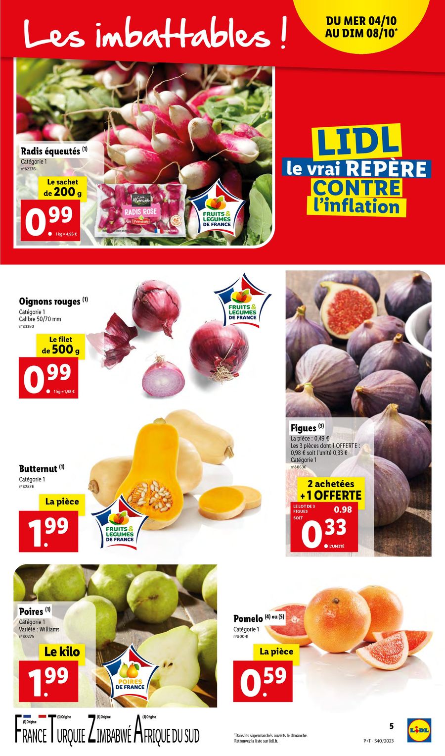 Catalogue Lidl 4 – 10 Octobre 2023 Page 5
