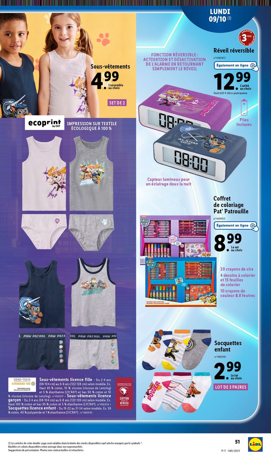 Catalogue Lidl 4 – 10 Octobre 2023 Page 51