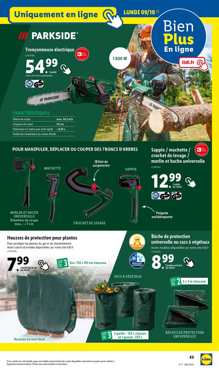 Catalogue Lidl 4 – 10 Octobre 2023 Page 53