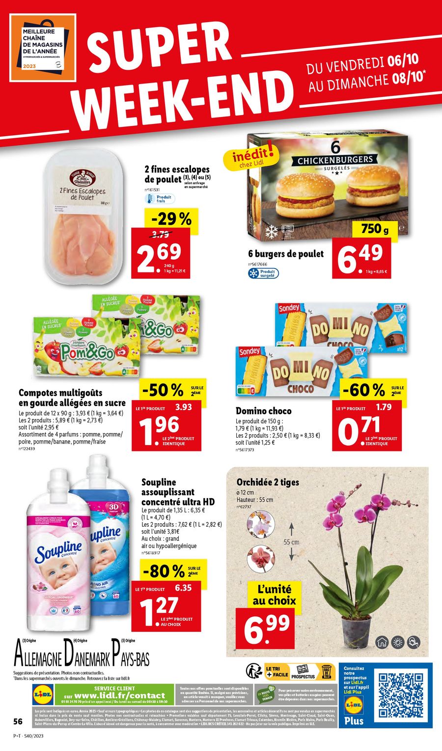 Catalogue Lidl 4 – 10 Octobre 2023 Page 56