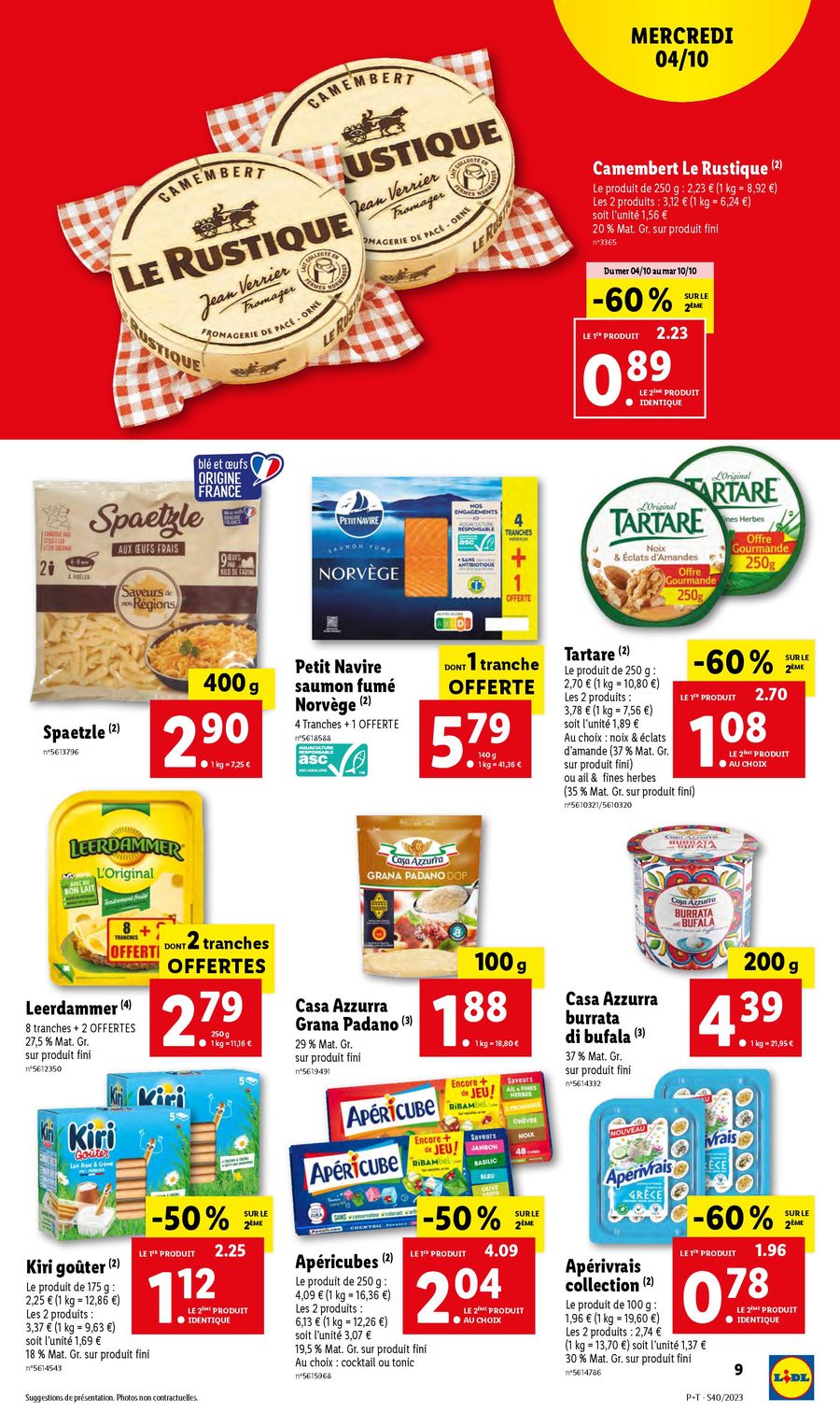 Catalogue Lidl 4 – 10 Octobre 2023 Page 9