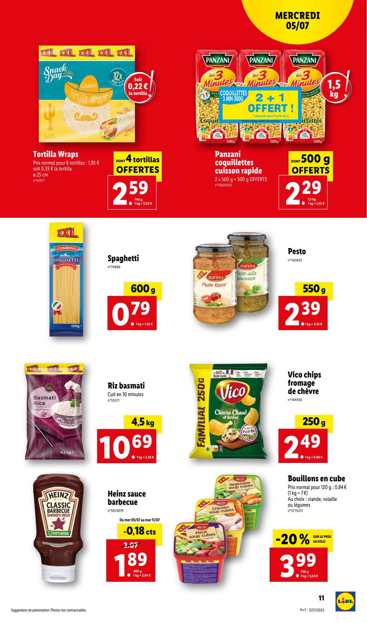 Catalogue Lidl 5 – 11 Juillet 2023 Page 11