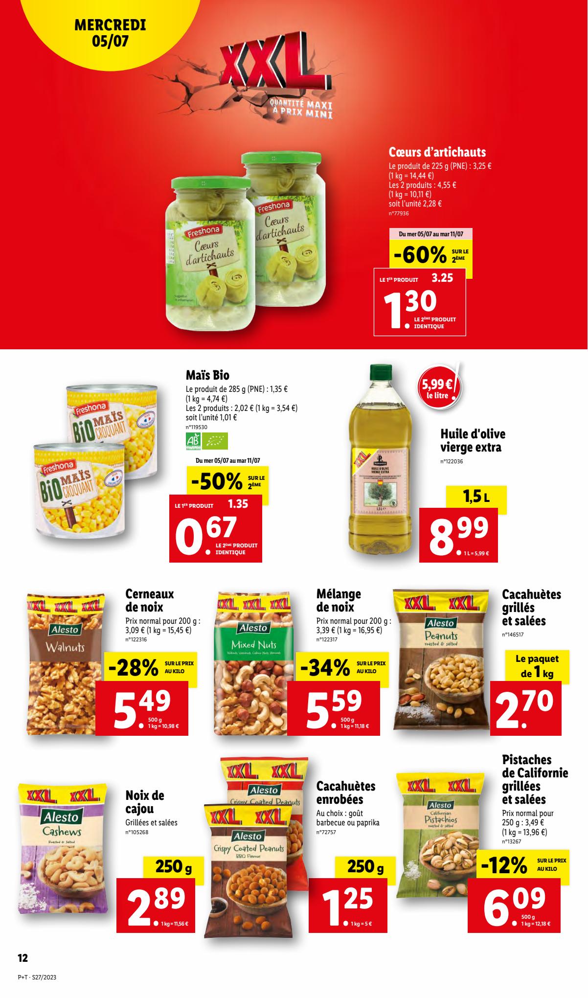 Catalogue Lidl 5 – 11 Juillet 2023 Page 12