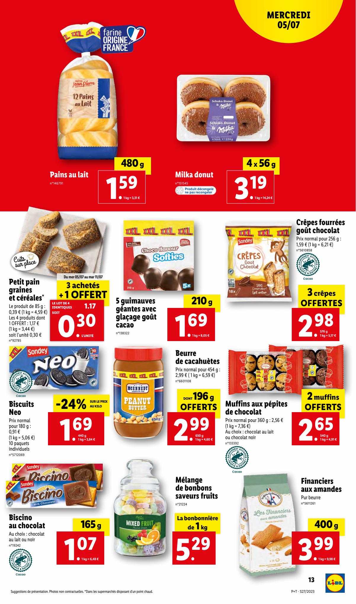 Catalogue Lidl 5 – 11 Juillet 2023 Page 13