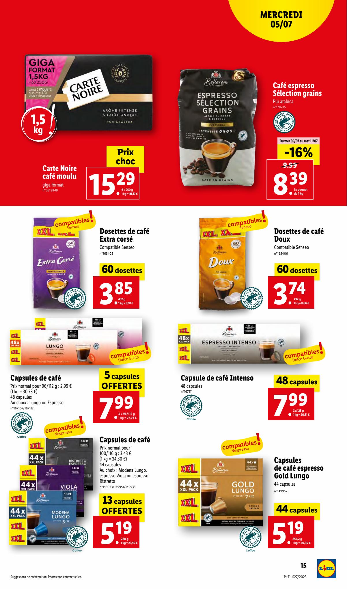 Catalogue Lidl 5 – 11 Juillet 2023 Page 15