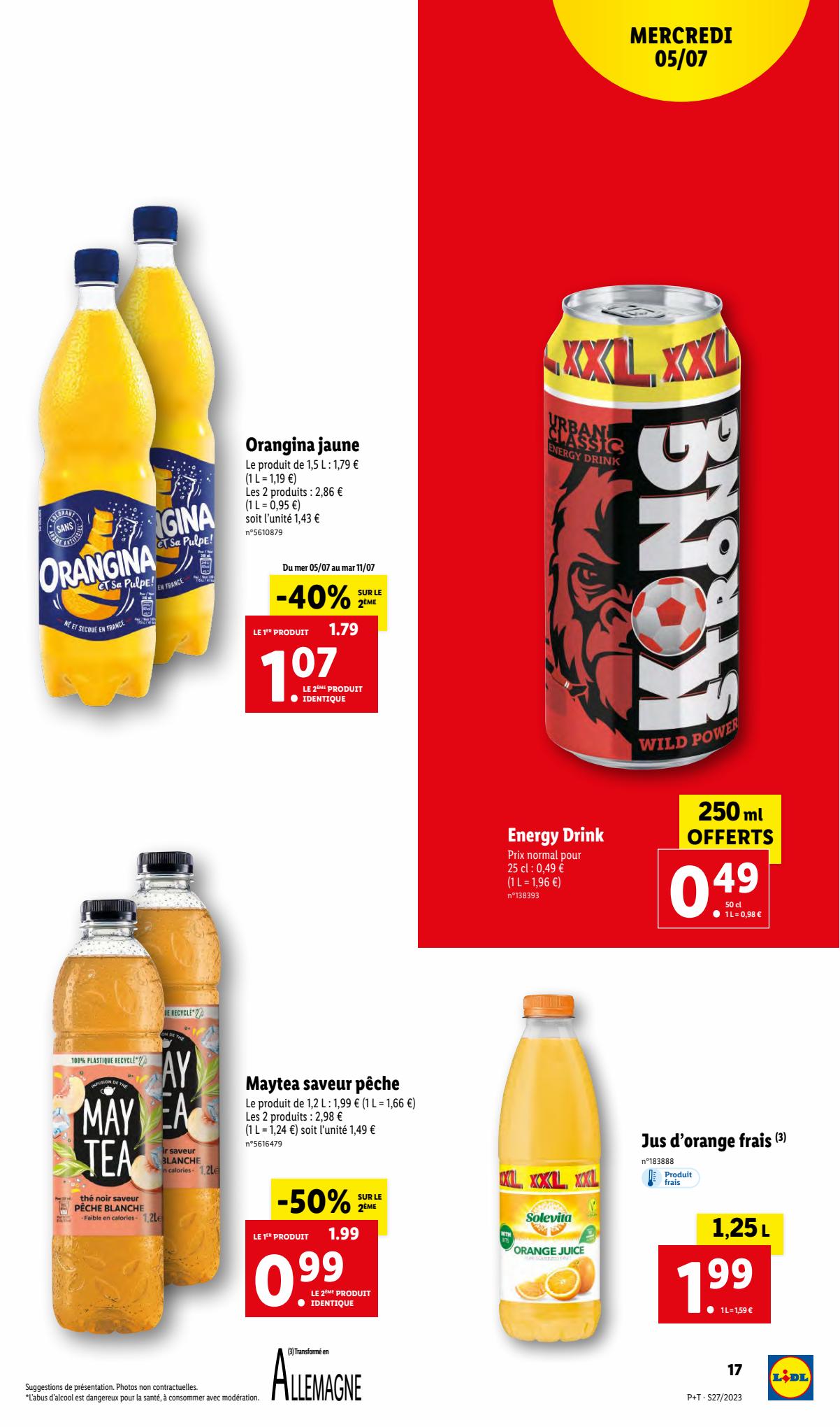 Catalogue Lidl 5 – 11 Juillet 2023 Page 17