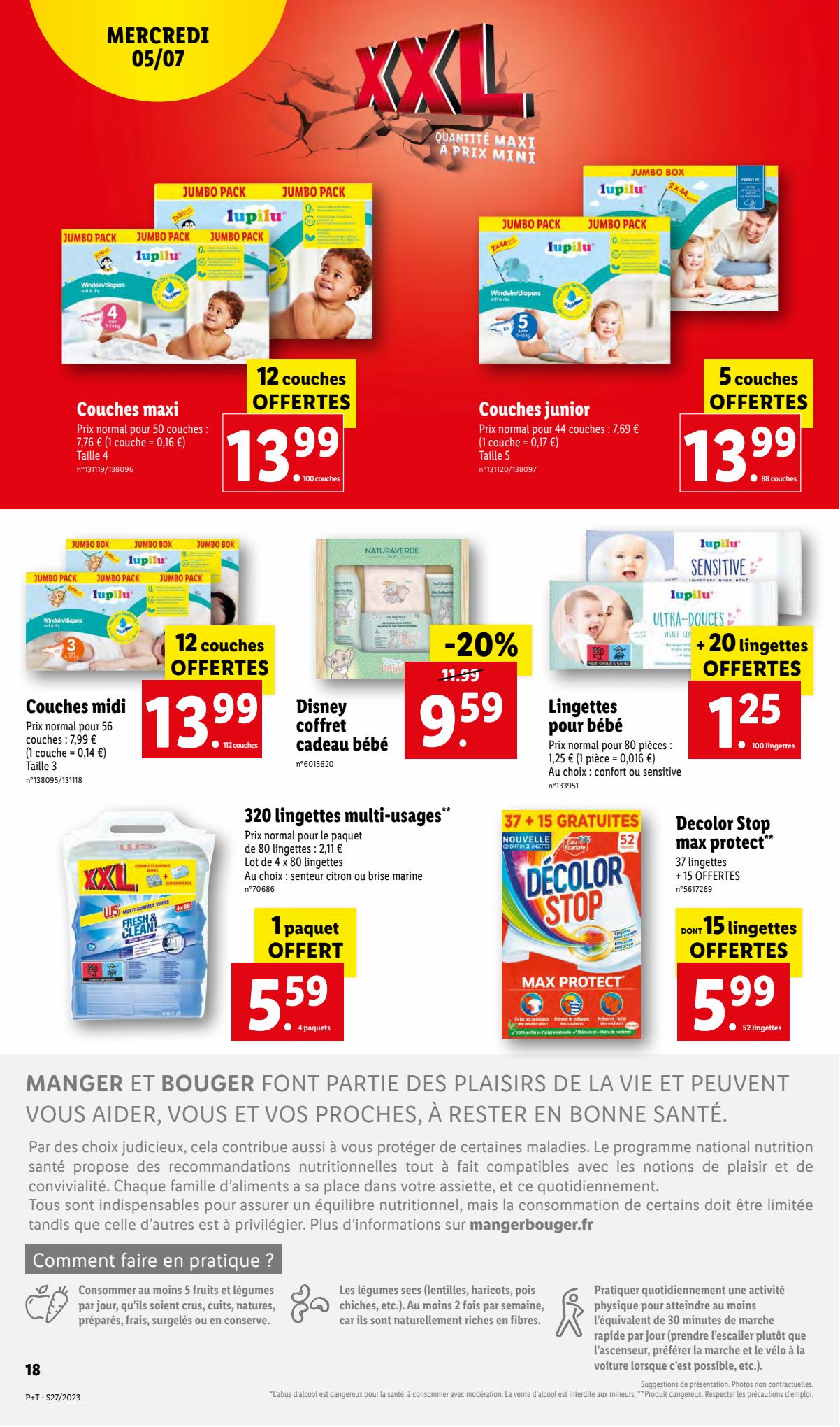 Catalogue Lidl 5 – 11 Juillet 2023 Page 18