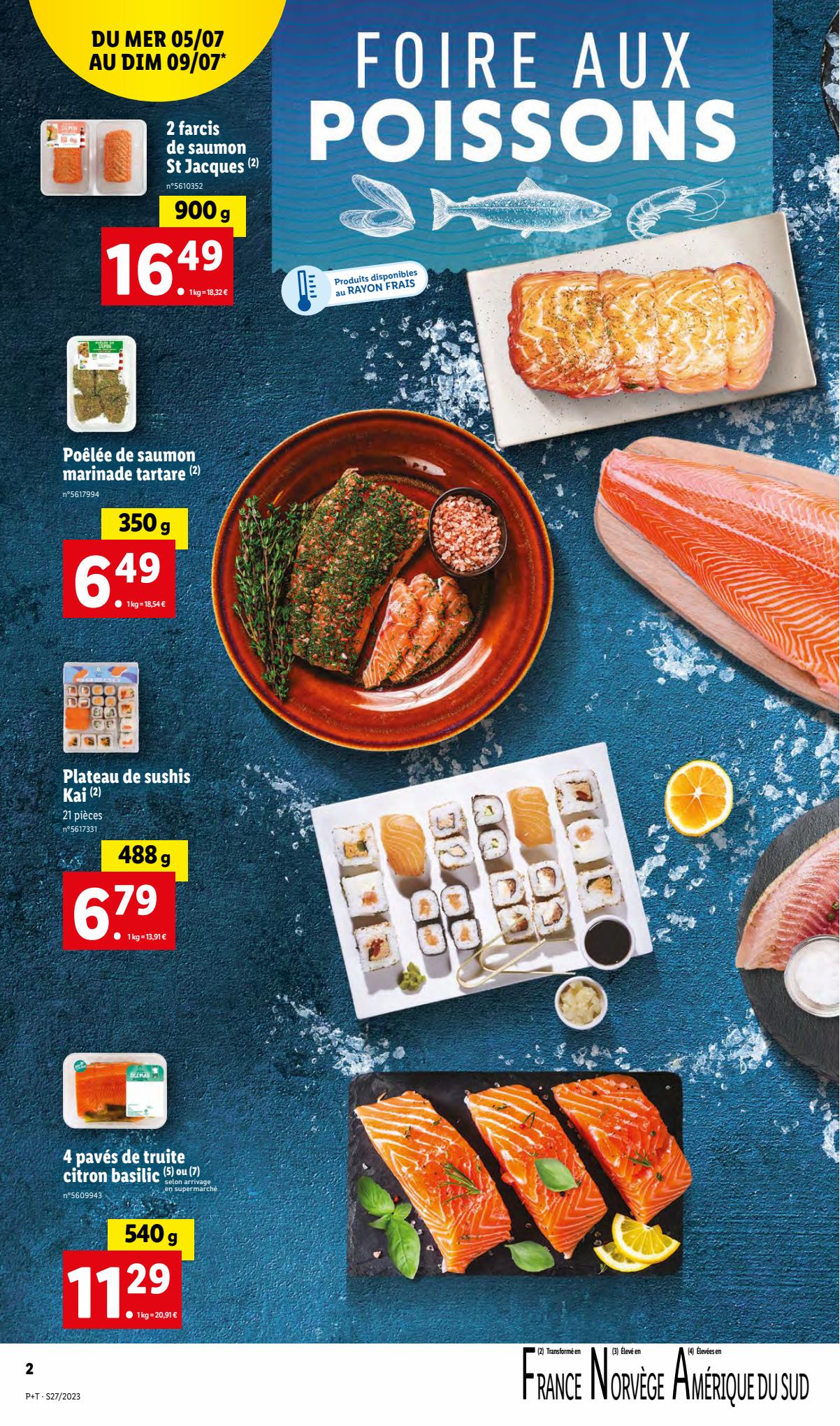 Catalogue Lidl 5 – 11 Juillet 2023 Page 2