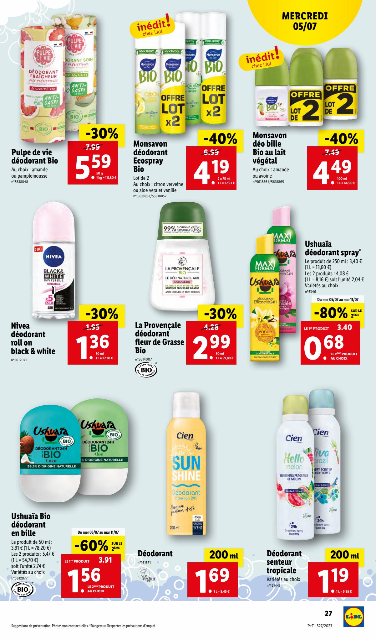 Catalogue Lidl 5 – 11 Juillet 2023 Page 31