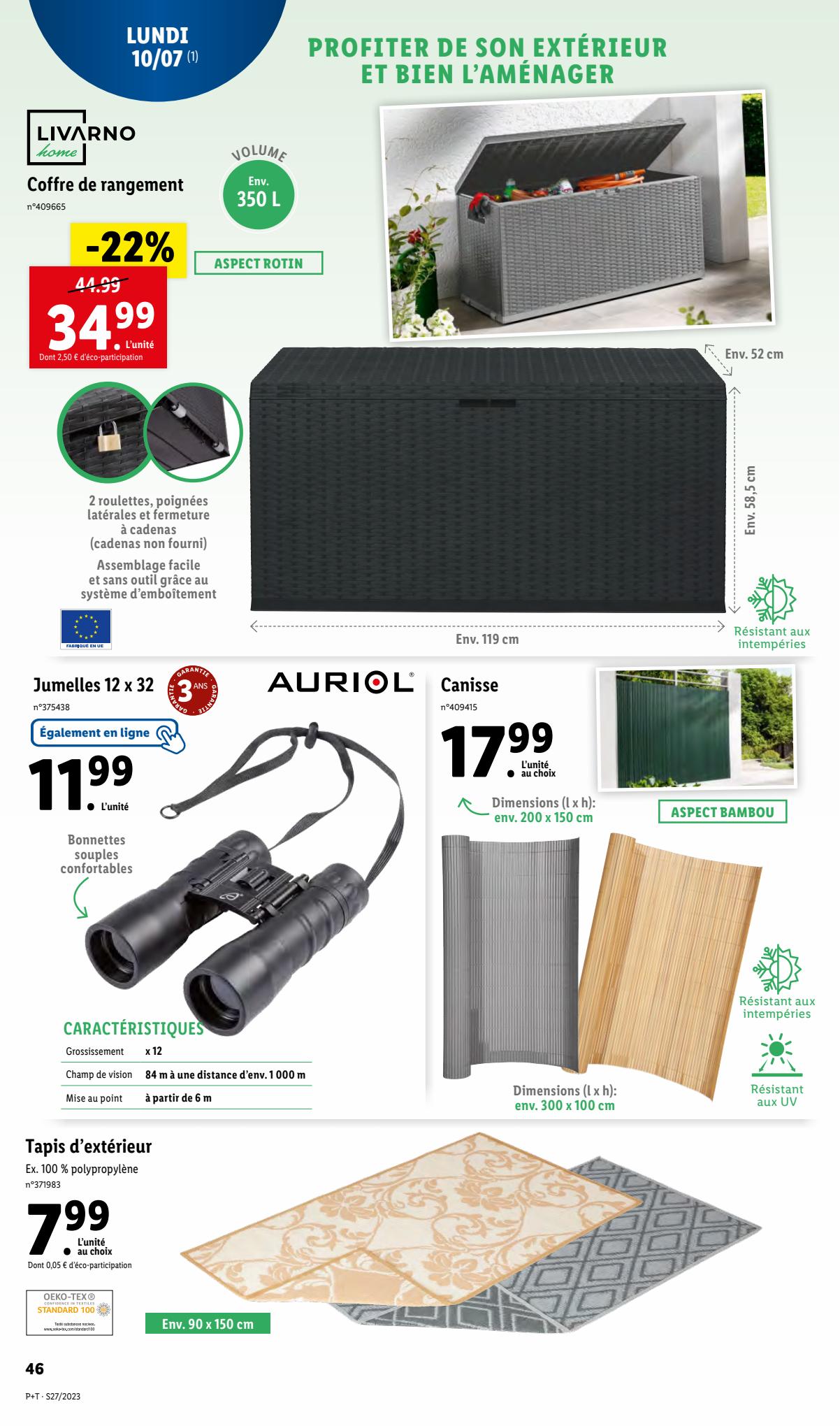 Catalogue Lidl 5 – 11 Juillet 2023 Page 50