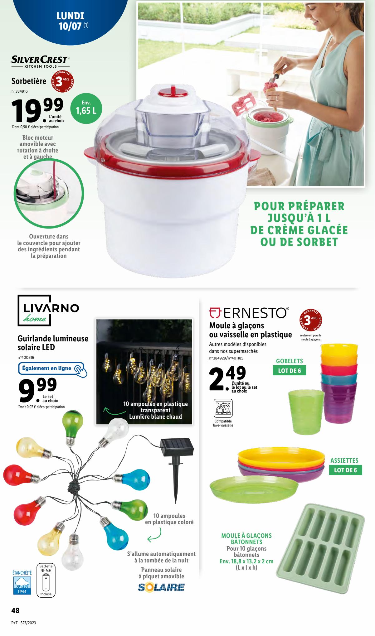 Catalogue Lidl 5 – 11 Juillet 2023 Page 52
