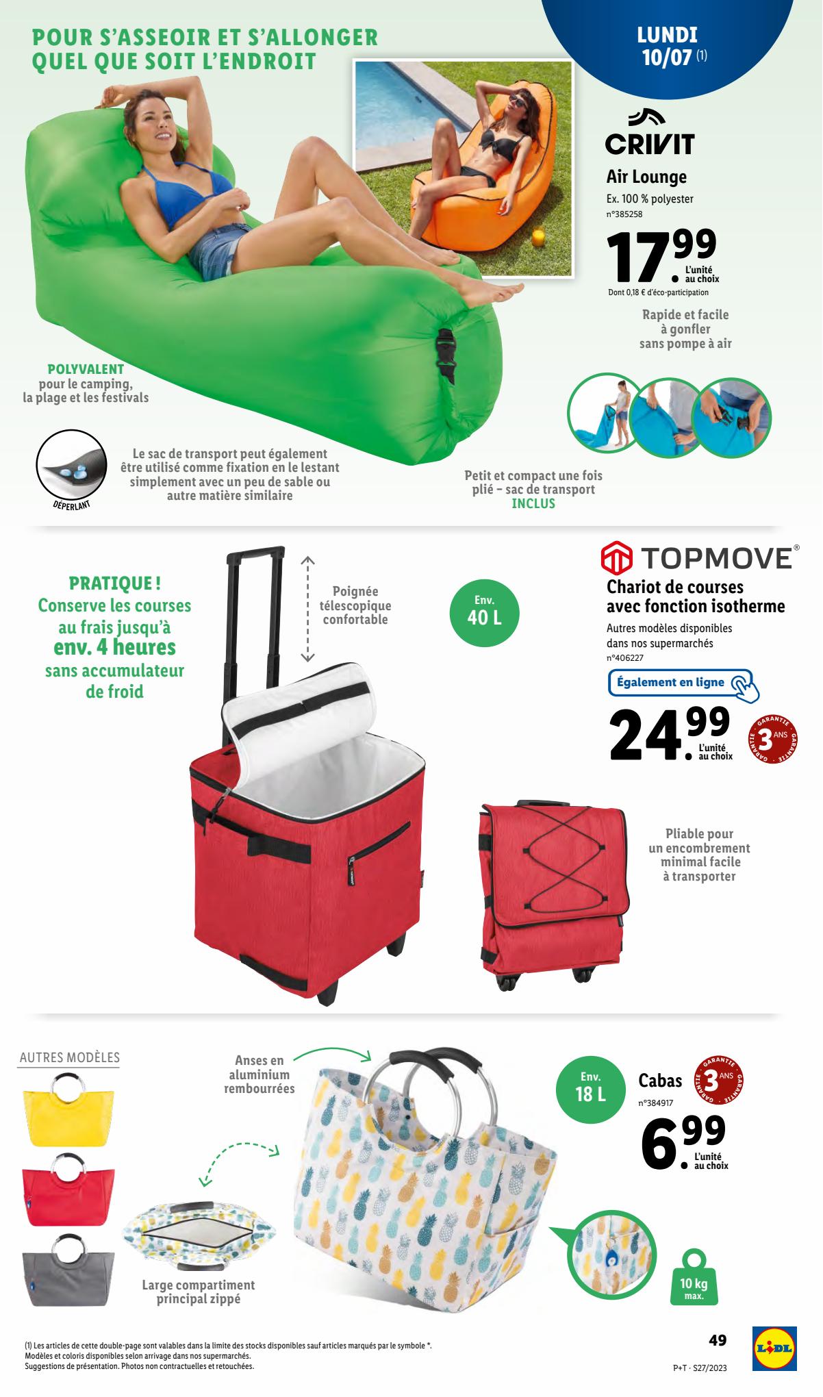Catalogue Lidl 5 – 11 Juillet 2023 Page 53