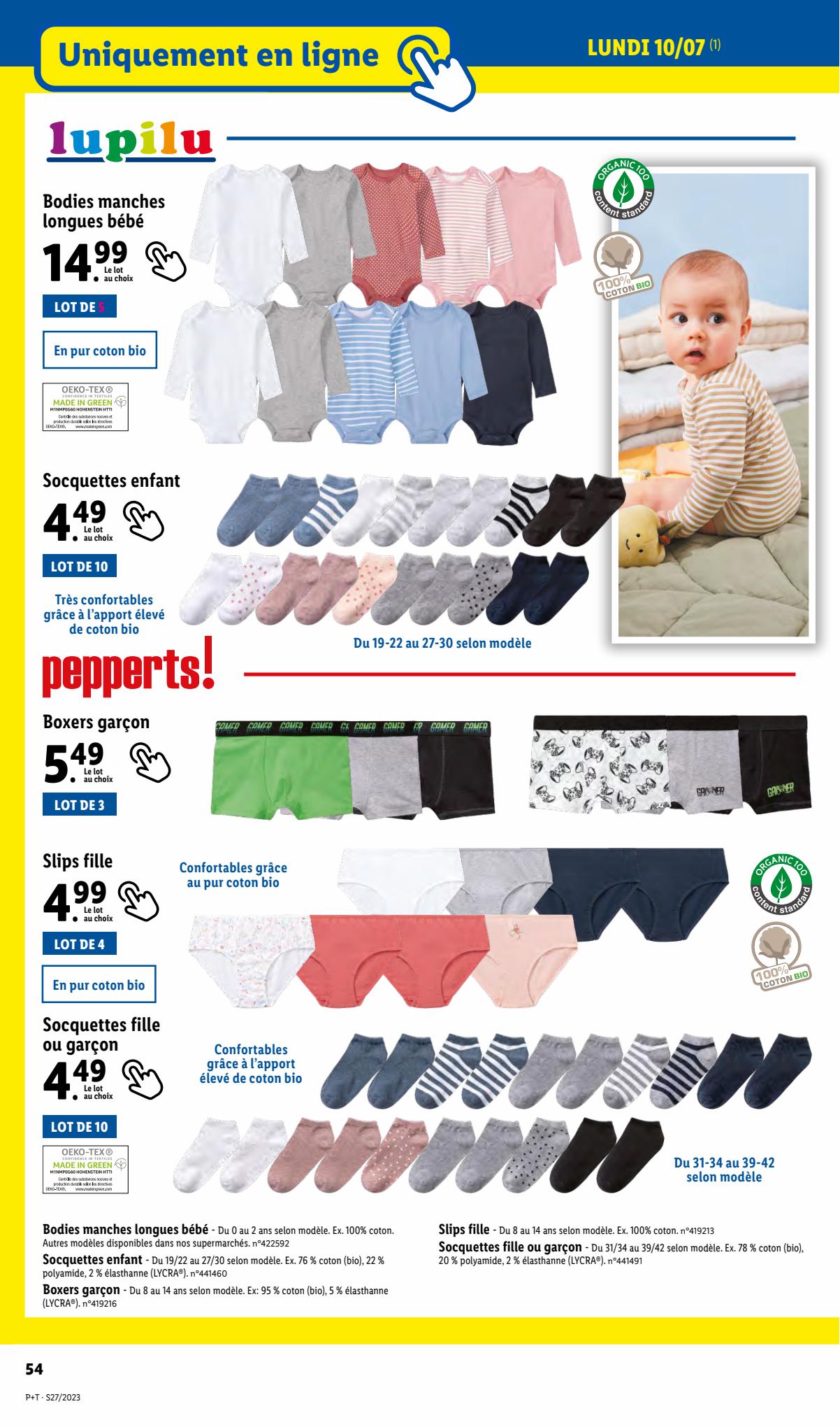 Catalogue Lidl 5 – 11 Juillet 2023 Page 58