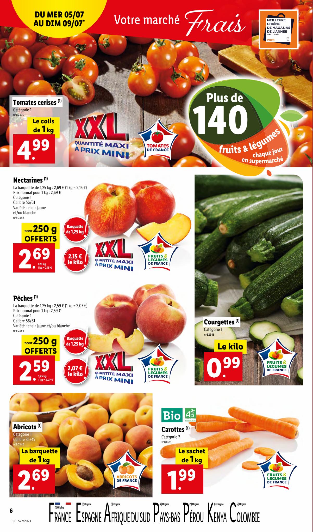 Catalogue Lidl 5 – 11 Juillet 2023 Page 6