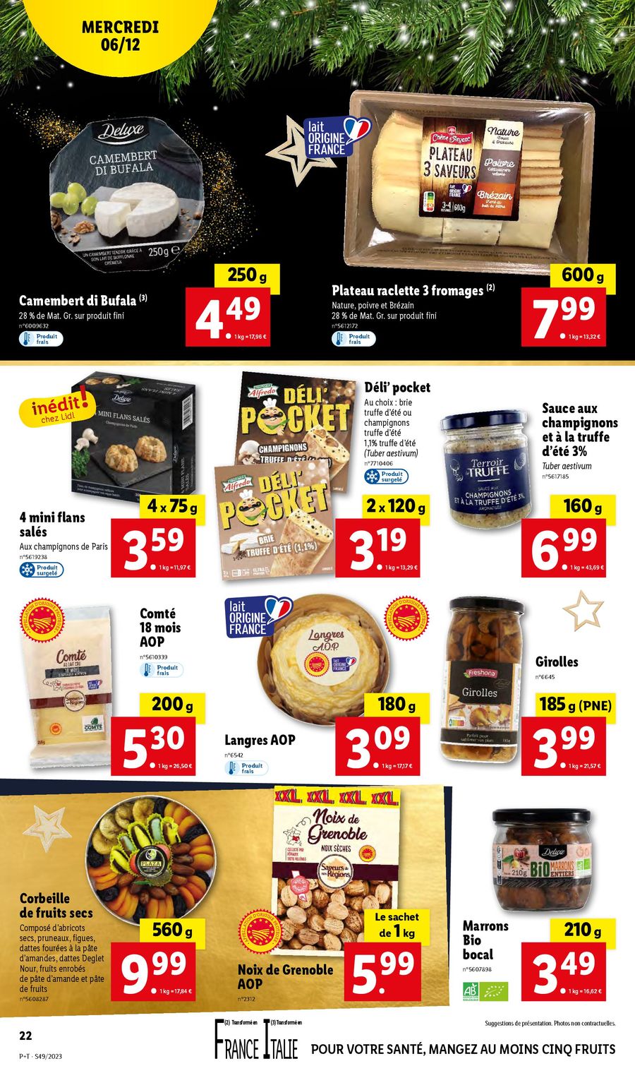 Catalogue Lidl 6 – 12 Décembre 2023 Page 22