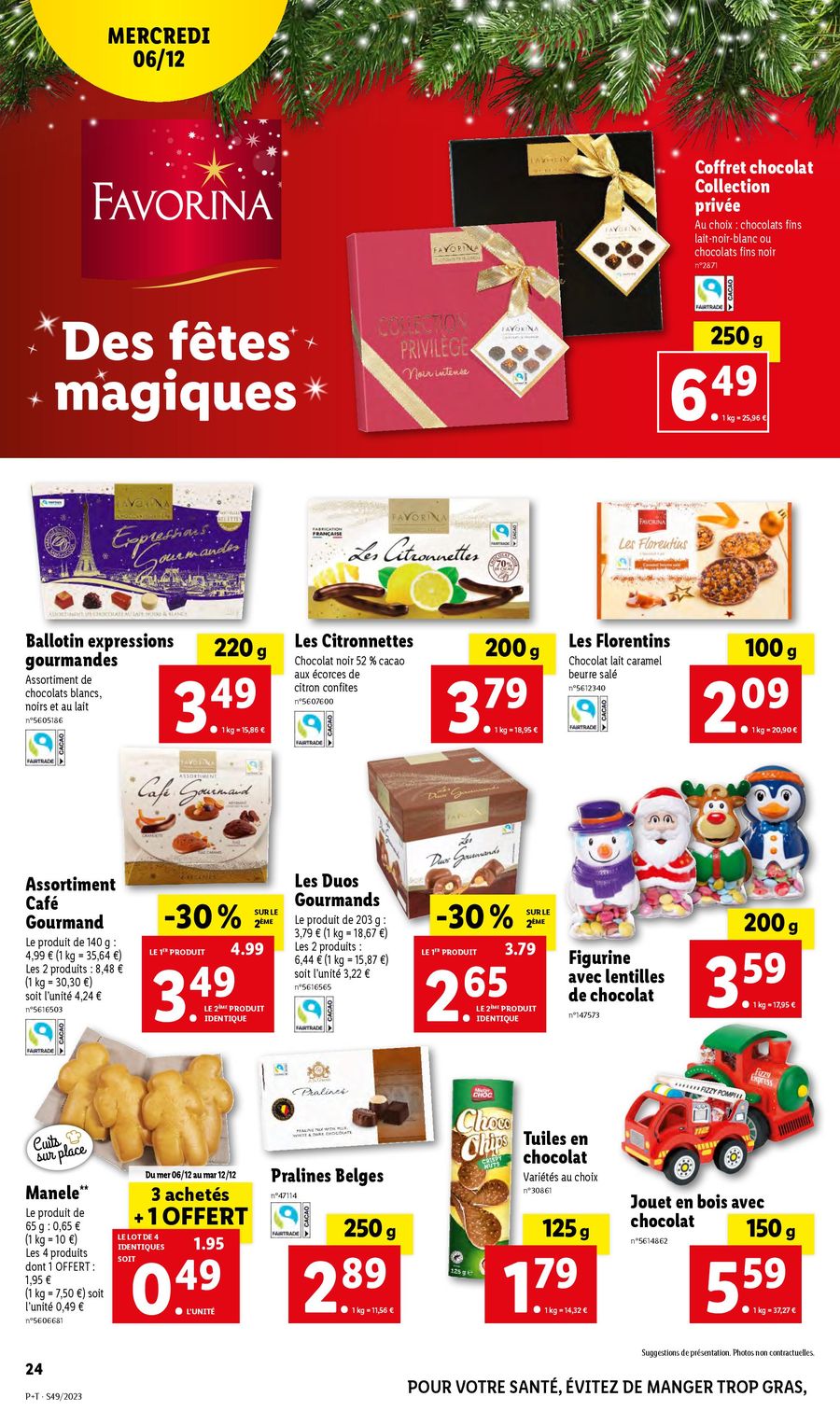 Catalogue Lidl 6 – 12 Décembre 2023 Page 24