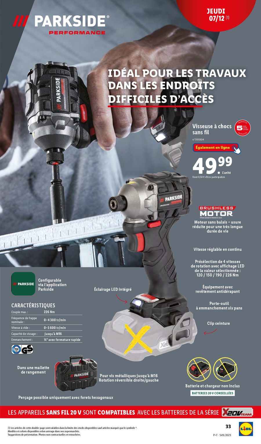 Catalogue Lidl 6 – 12 Décembre 2023 Page 33