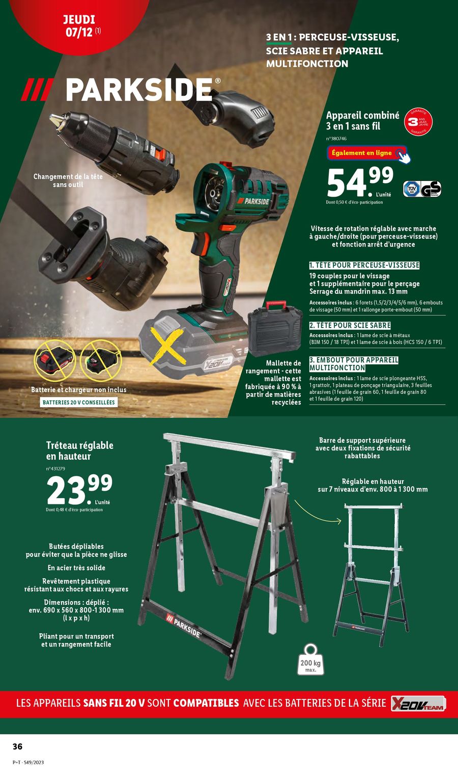 Catalogue Lidl 6 – 12 Décembre 2023 Page 36