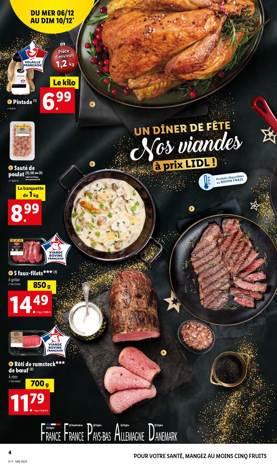 Catalogue Lidl 6 – 12 Décembre 2023 Page 4