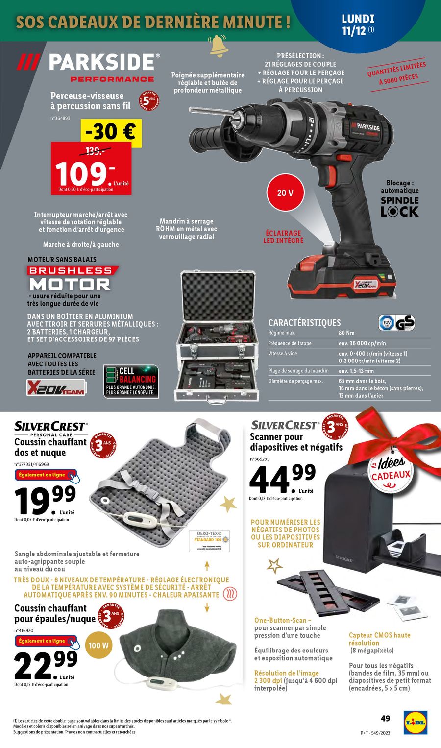 Catalogue Lidl 6 – 12 Décembre 2023 Page 49