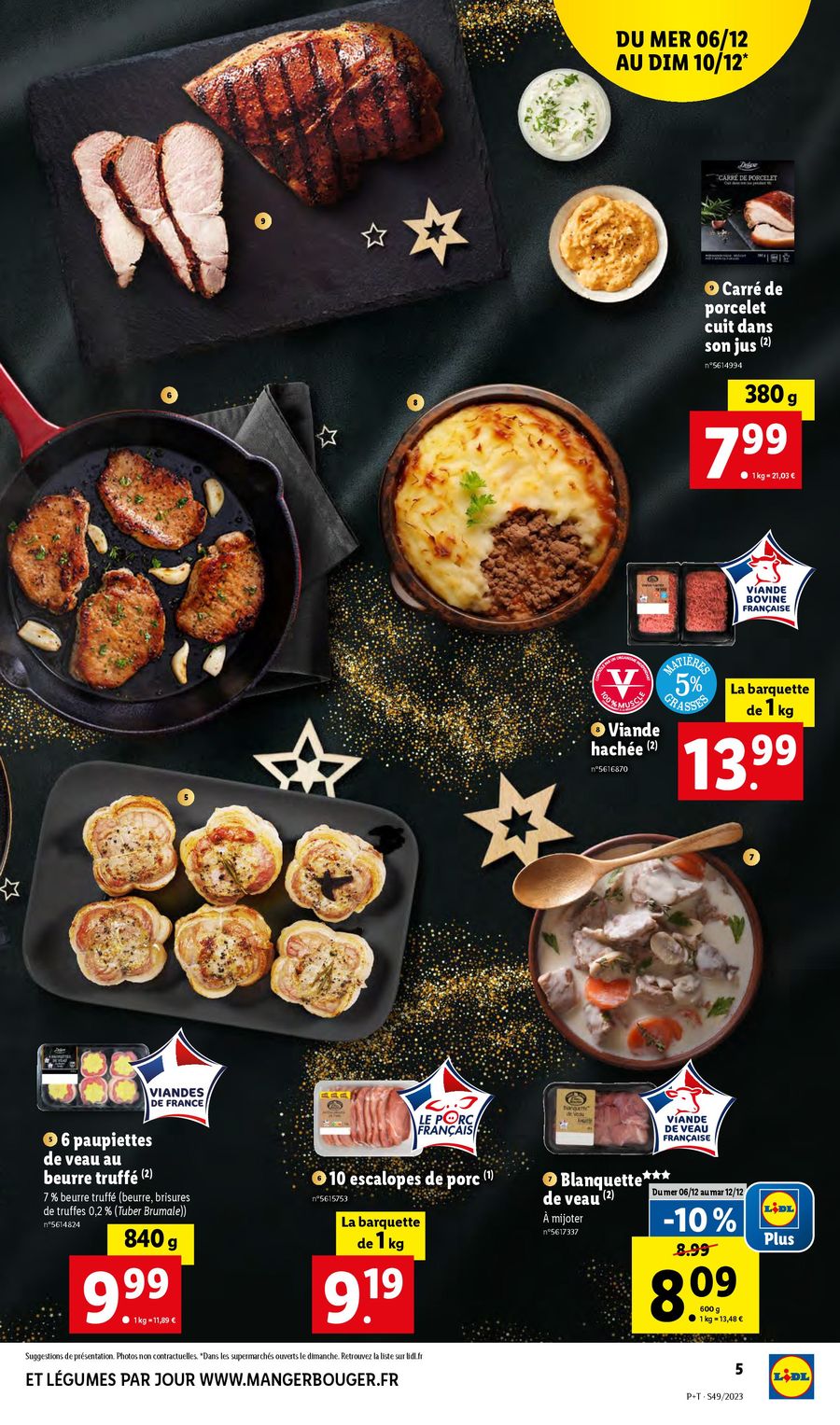 Catalogue Lidl 6 – 12 Décembre 2023 Page 5