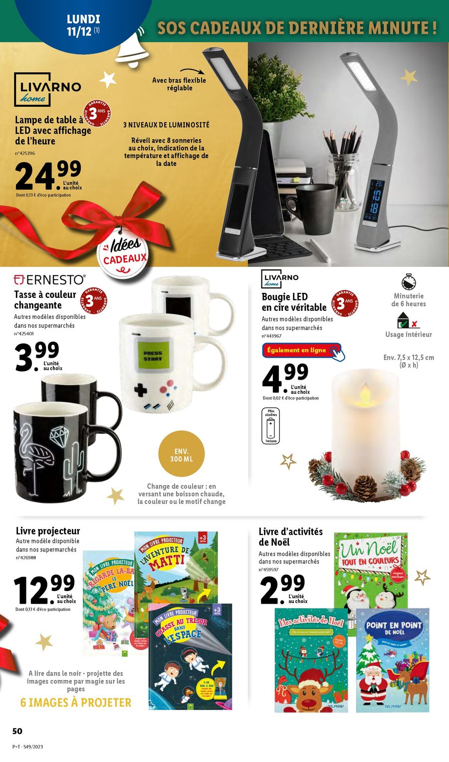 Catalogue Lidl 6 – 12 Décembre 2023 Page 50
