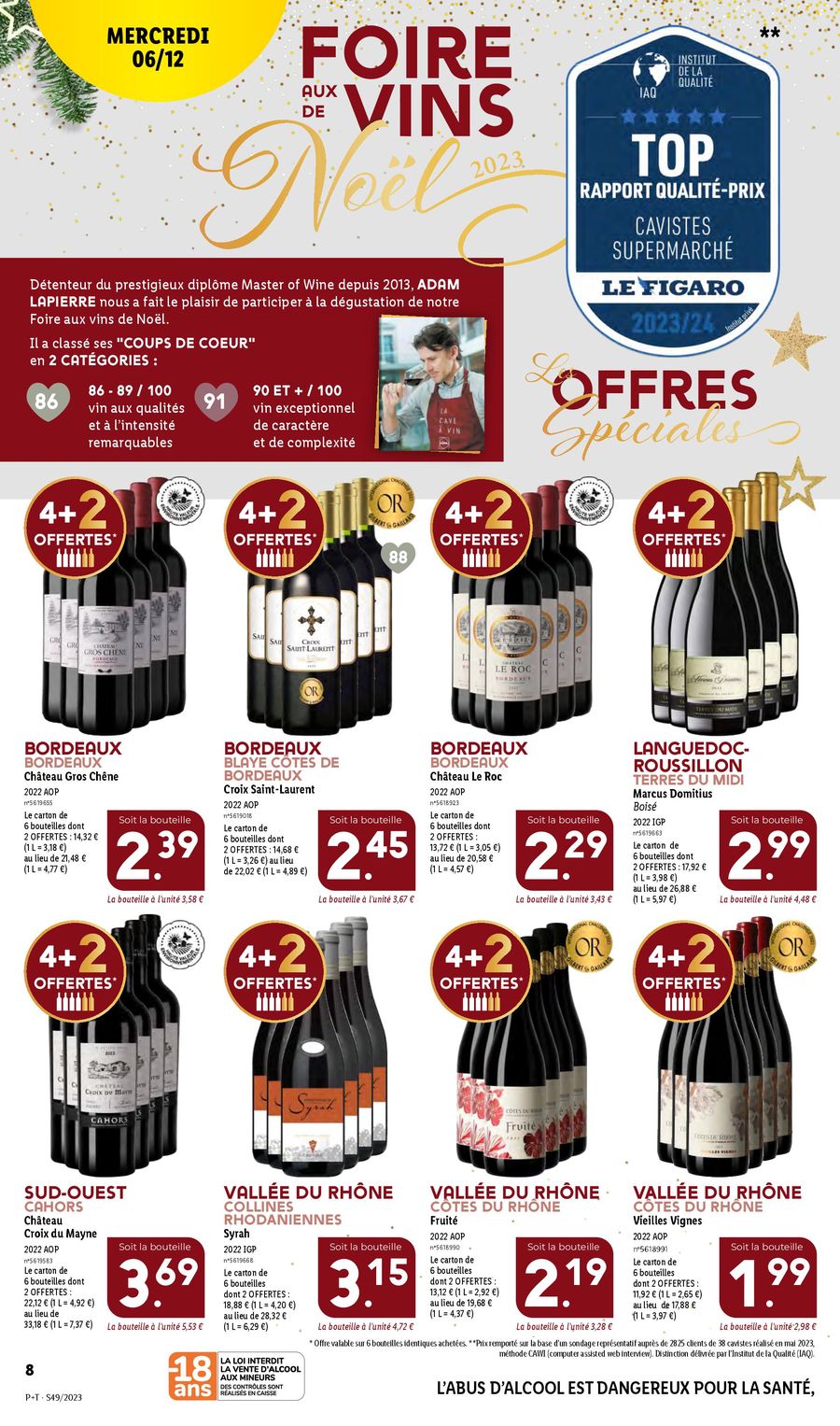 Catalogue Lidl 6 – 12 Décembre 2023 Page 8