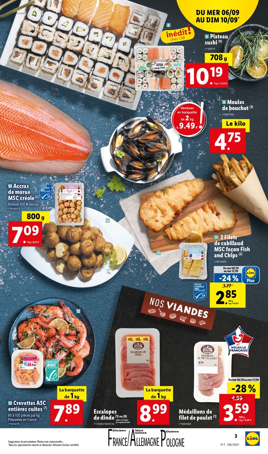 Catalogue Lidl 6 – 12 Septembre 2023 Page 3
