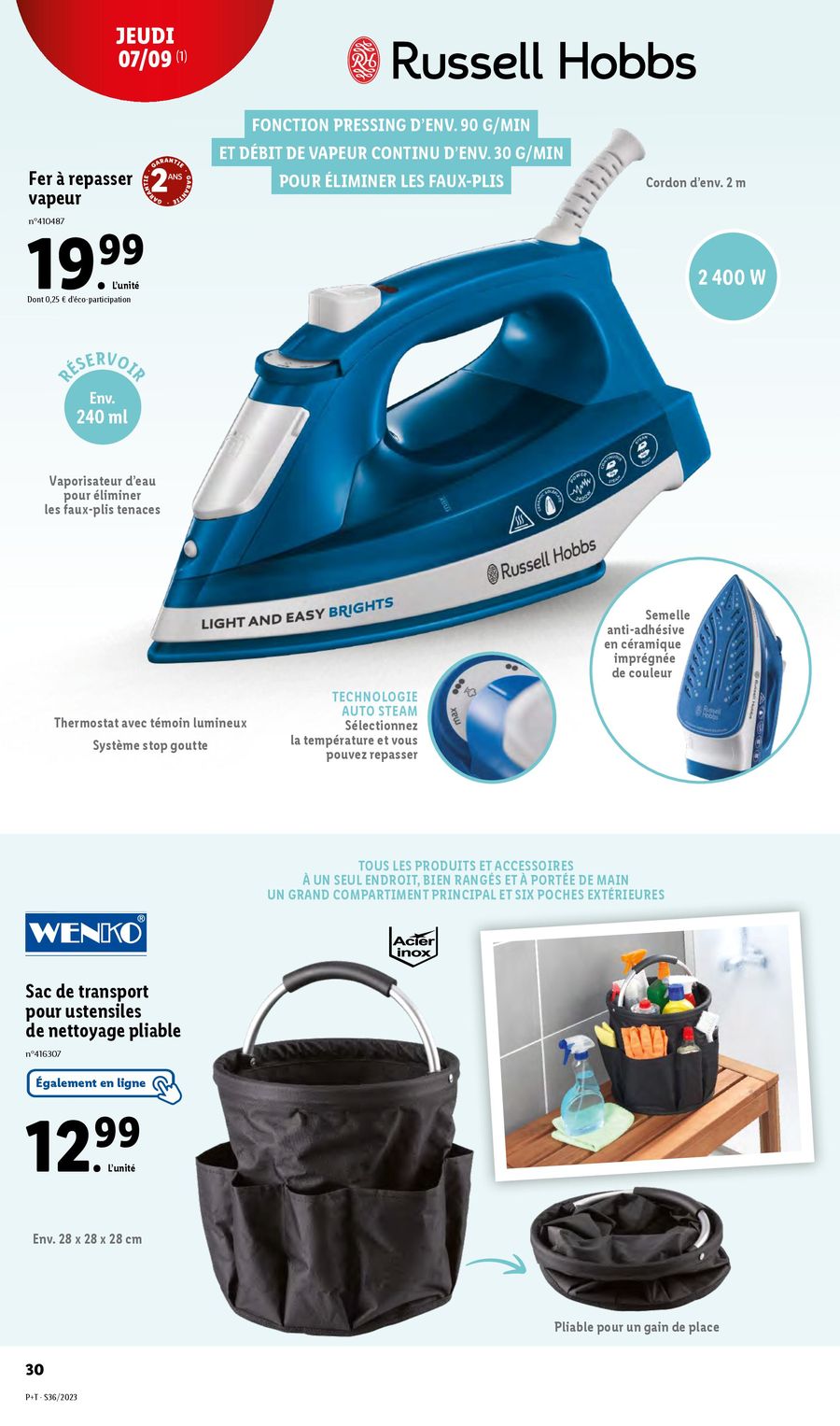 Catalogue Lidl 6 – 12 Septembre 2023 Page 34