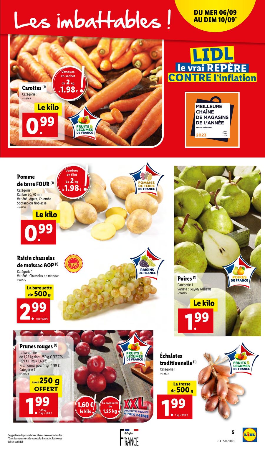 Catalogue Lidl 6 – 12 Septembre 2023 Page 5
