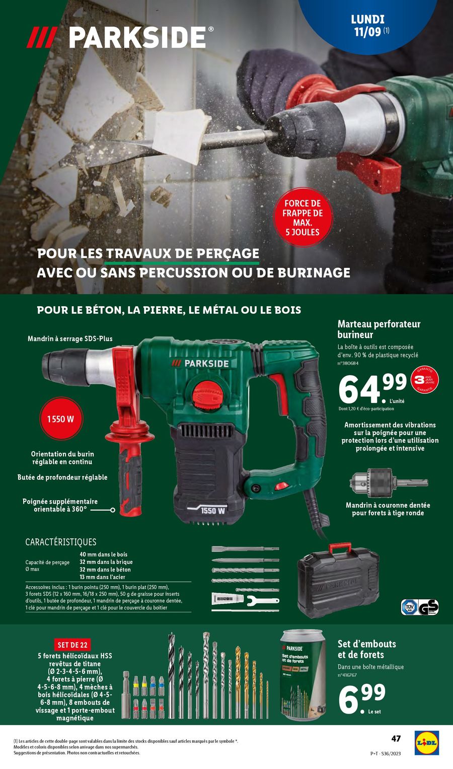 Catalogue Lidl 6 – 12 Septembre 2023 Page 51