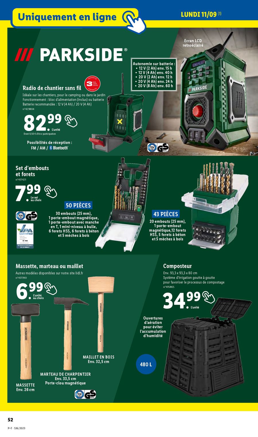 Catalogue Lidl 6 – 12 Septembre 2023 Page 56