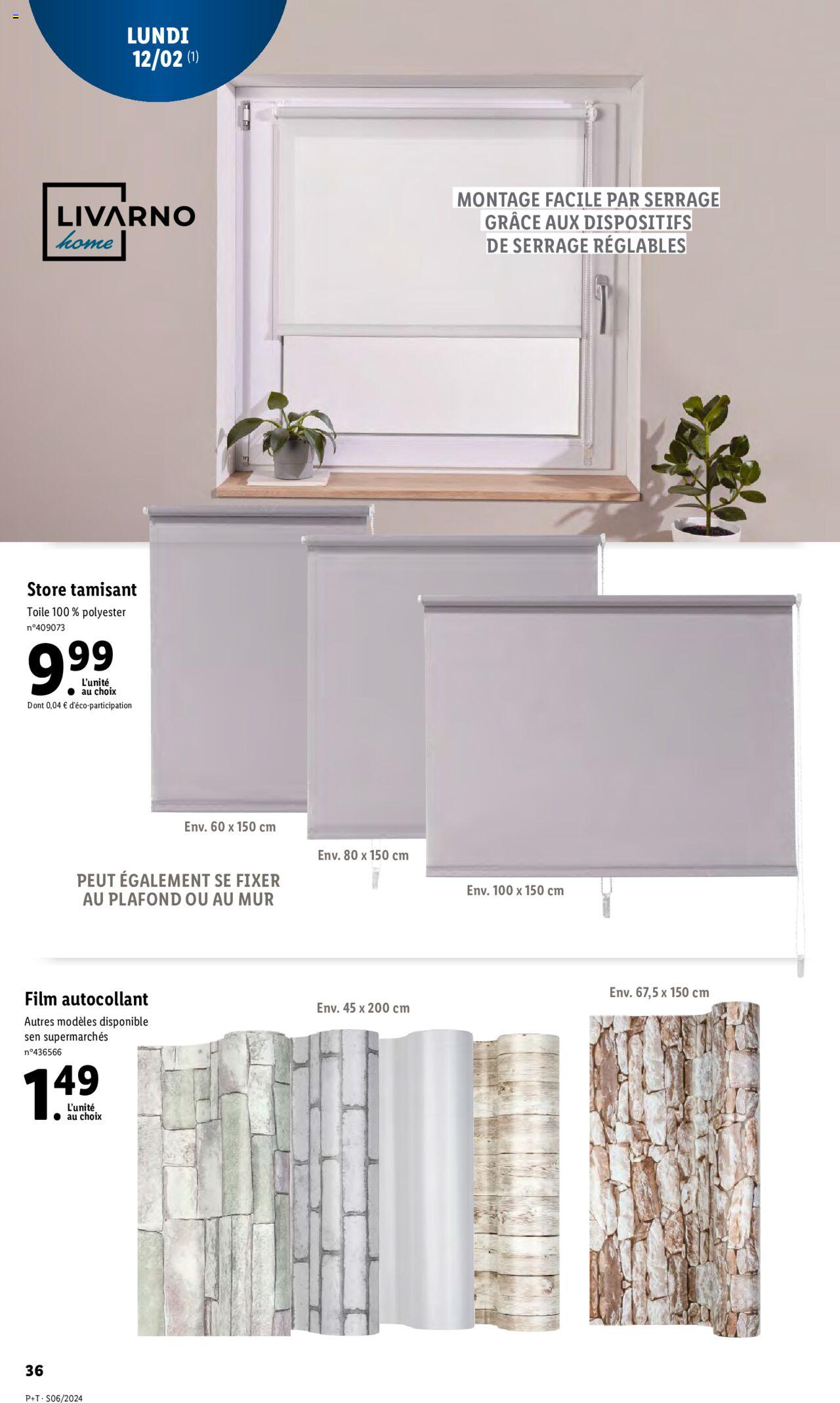 Catalogue Lidl 7 – 13 Février 2024 Page 36