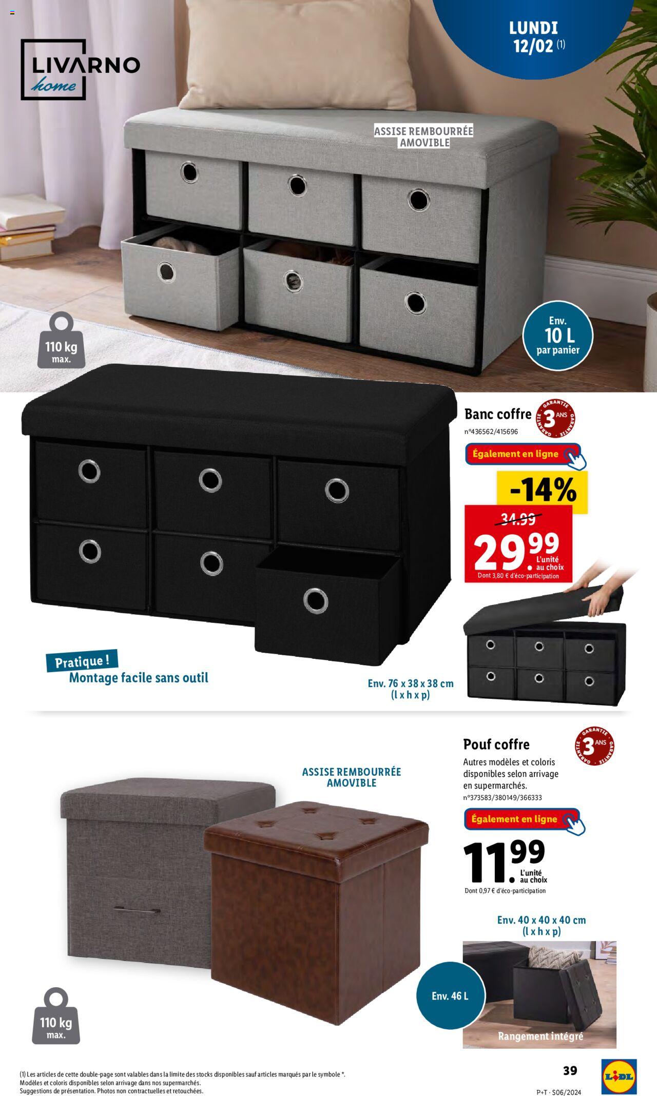 Catalogue Lidl 7 – 13 Février 2024 Page 39