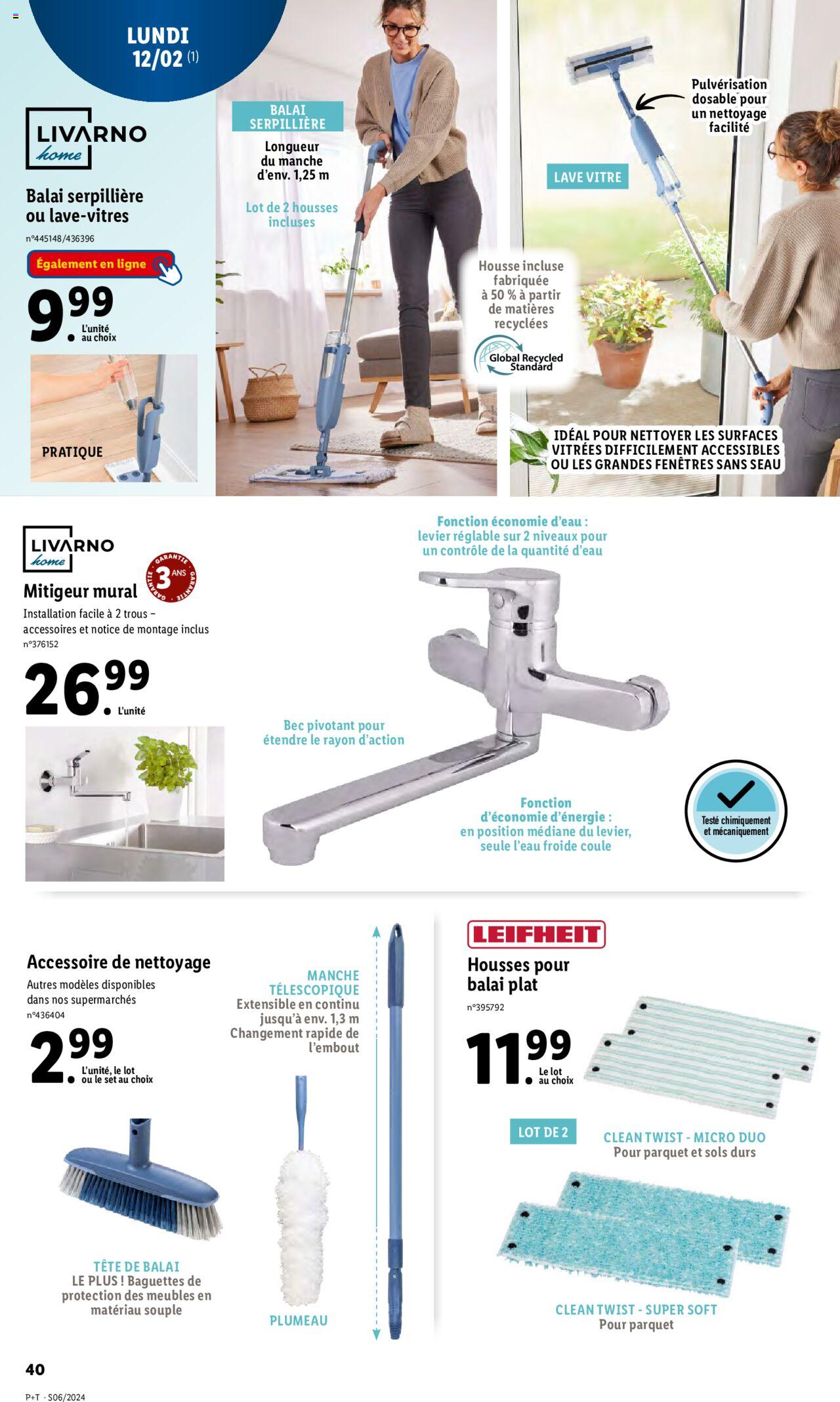 Catalogue Lidl 7 – 13 Février 2024 Page 40
