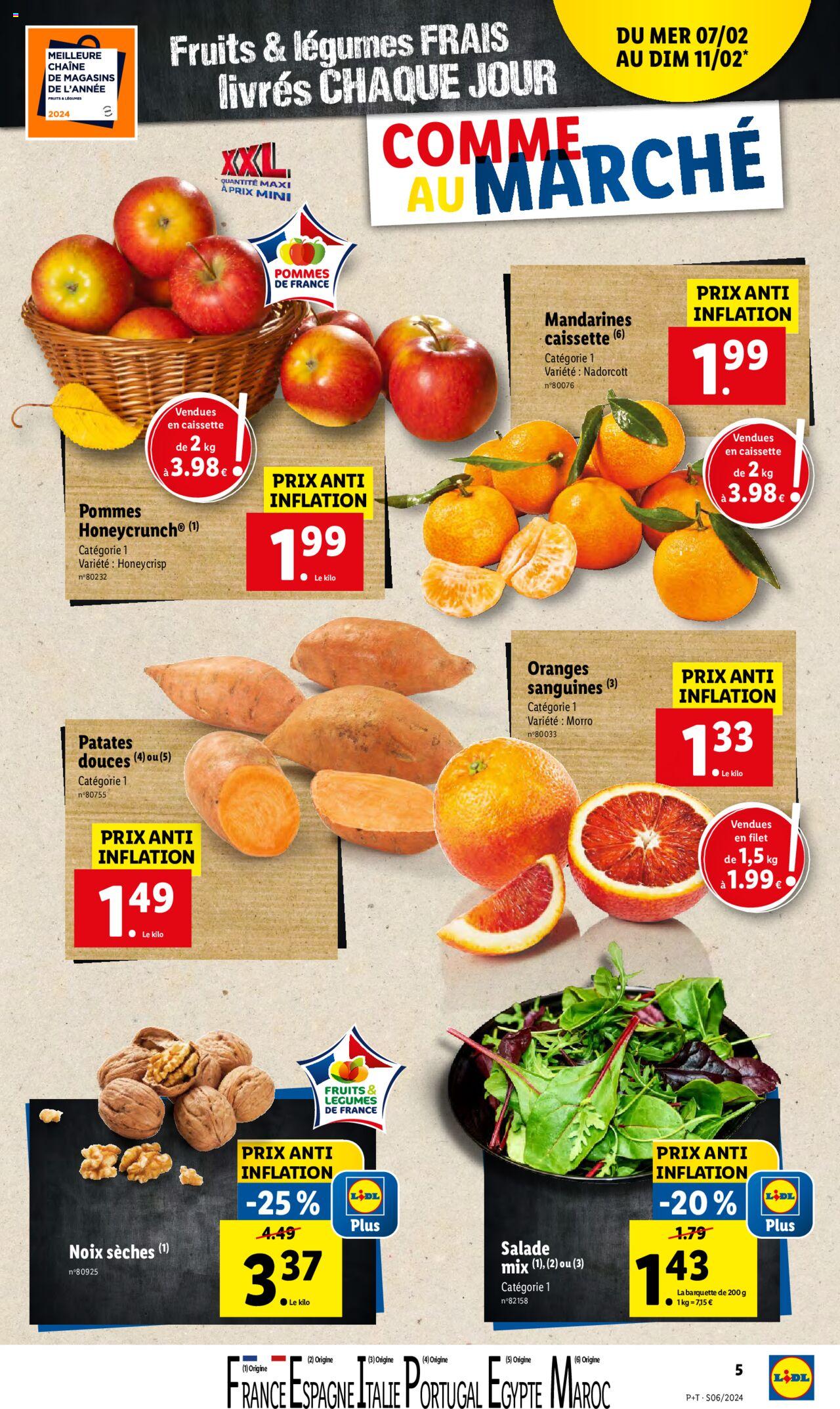 Catalogue Lidl 7 – 13 Février 2024 Page 5