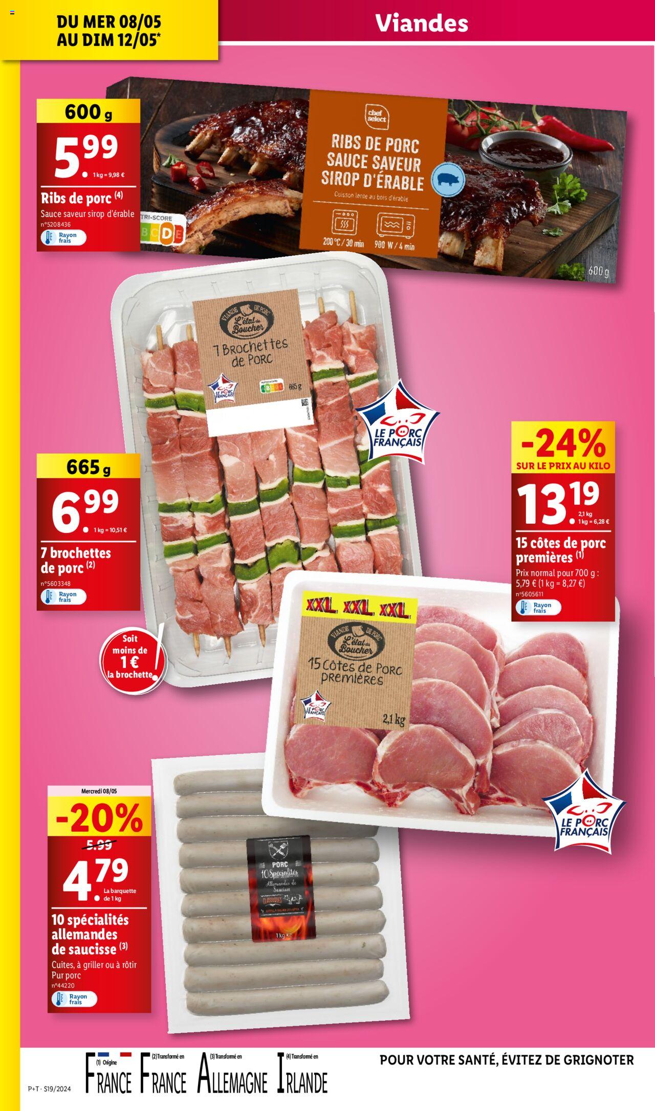 Catalogue Lidl 8 – 14 Mai 2024 Page 6