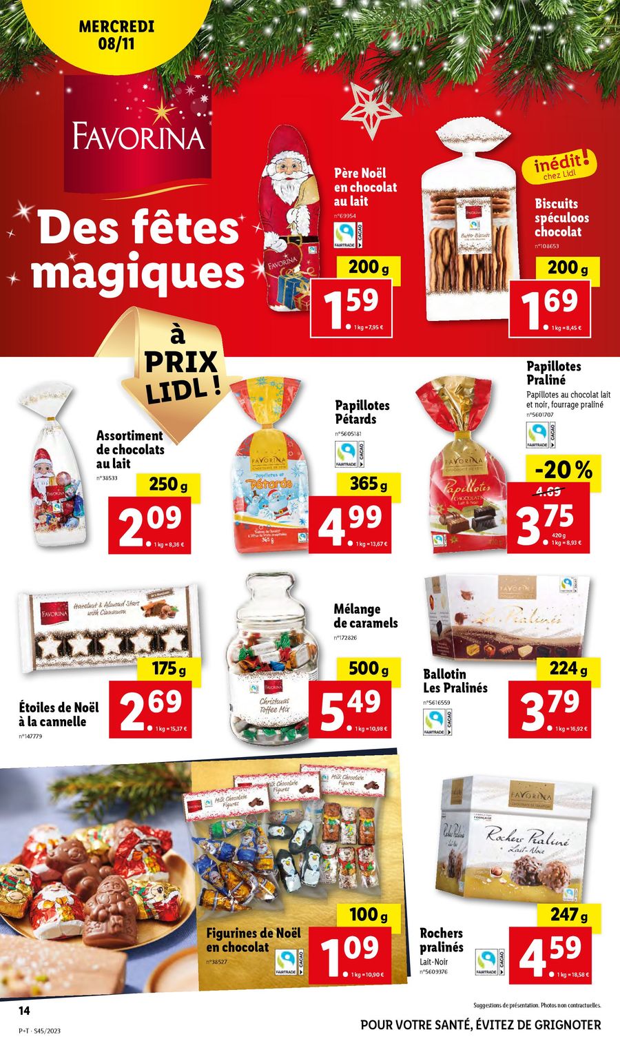 Catalogue Lidl 8 – 14 Novembre 2023 Page 14
