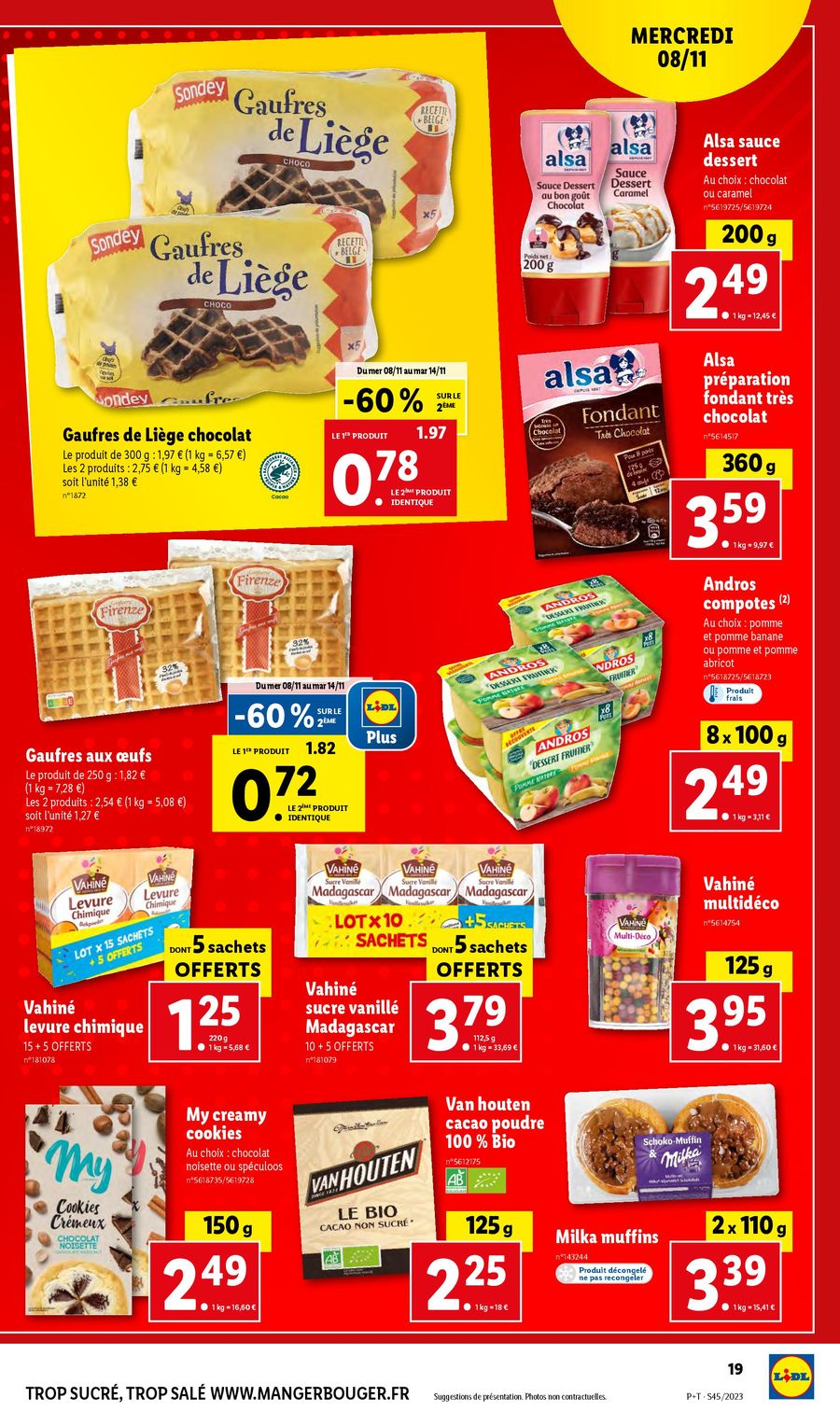 Catalogue Lidl 8 – 14 Novembre 2023 Page 19