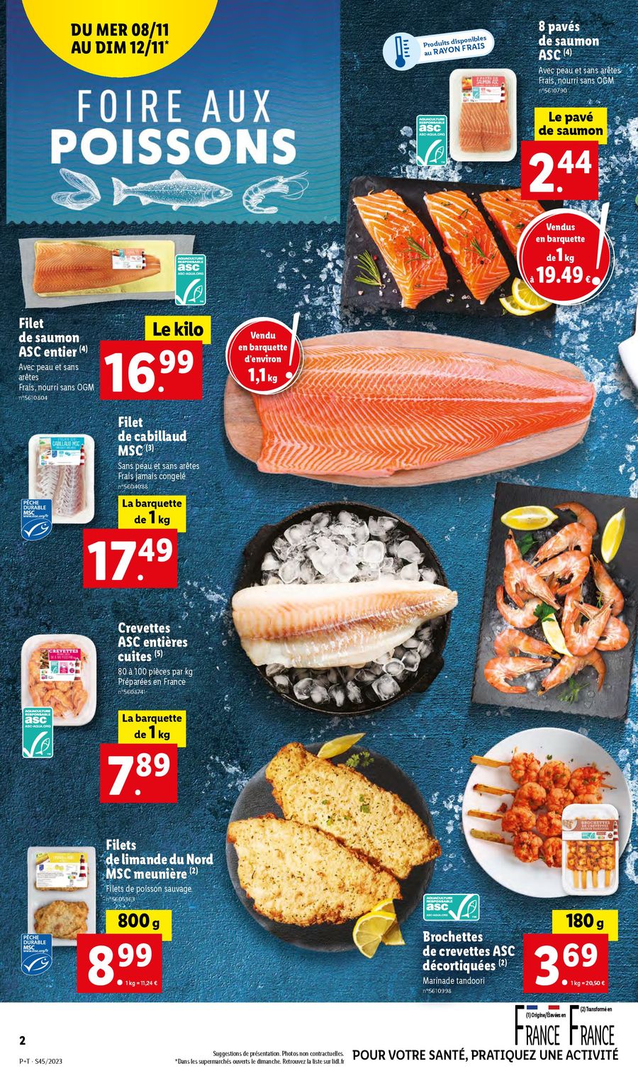 Catalogue Lidl 8 – 14 Novembre 2023 Page 2