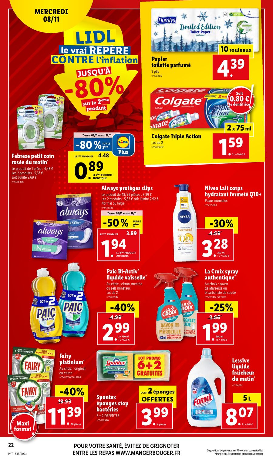 Catalogue Lidl 8 – 14 Novembre 2023 Page 22
