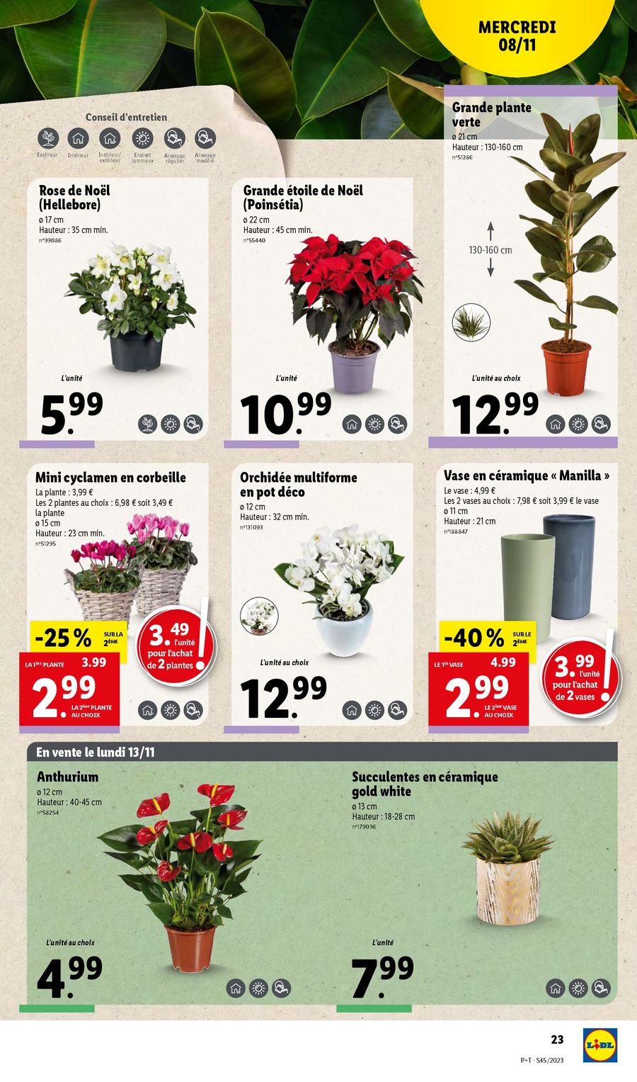 Catalogue Lidl 8 – 14 Novembre 2023 Page 23
